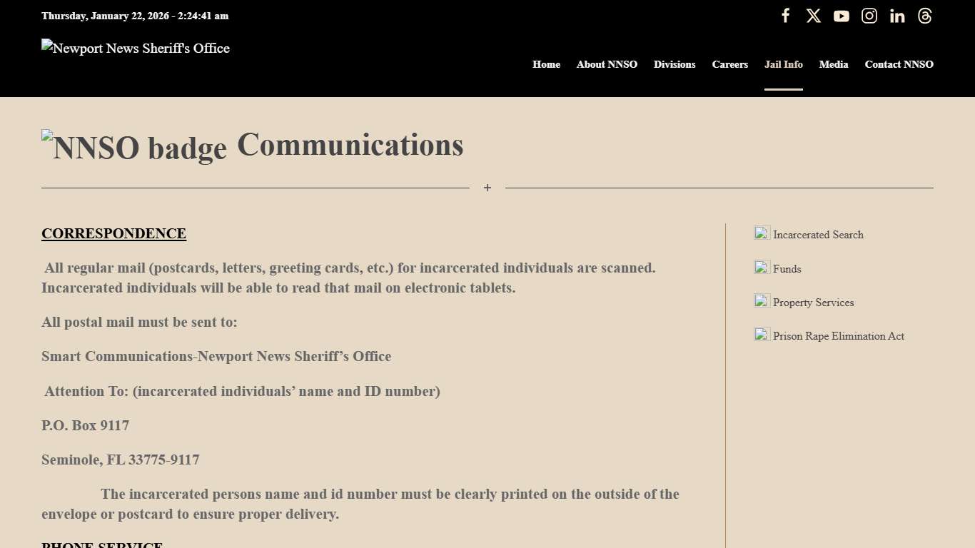 Inmate Communications